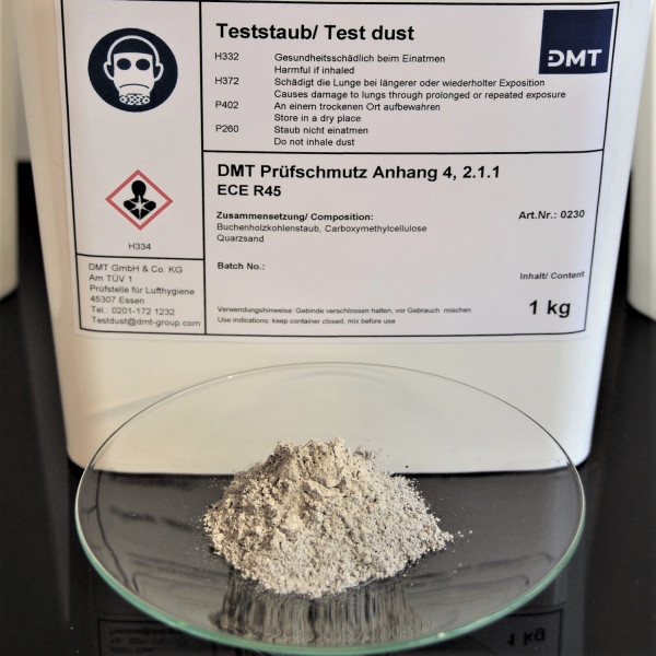 DMT Test Dirt ECE R45 Annex 4 2.1.1